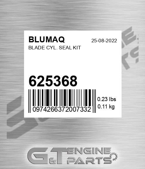625368 Blade Cyl. Seal Kit for BLUMAQ