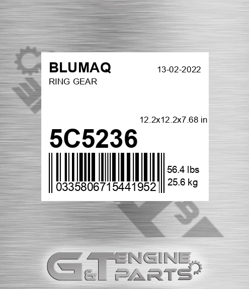 5C-5236 Ring Gear for BLUMAQ