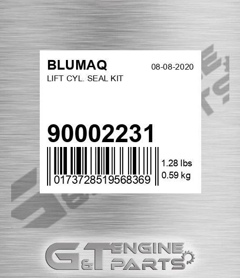 900.02231 Lift Cyl. Seal Kit for BLUMAQ