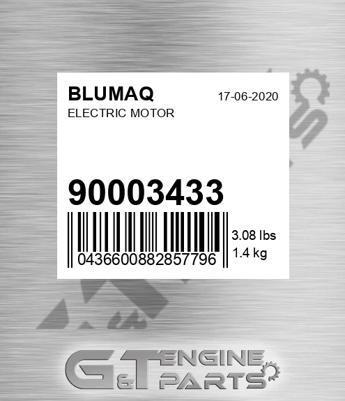 900.03433 Electric Motor for BLUMAQ