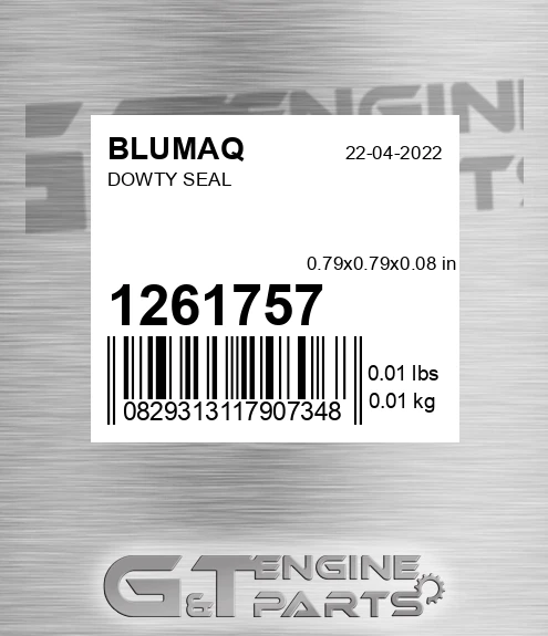 126-1757 Dowty Seal for BLUMAQ