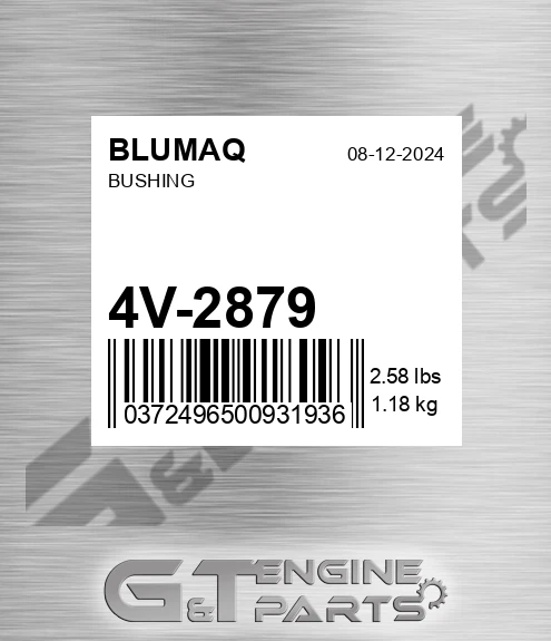 4V-2879 Bushing for BLUMAQ