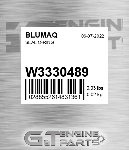 W3330489 Seal O-ring