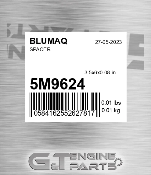 5M-9624 Spacer for BLUMAQ