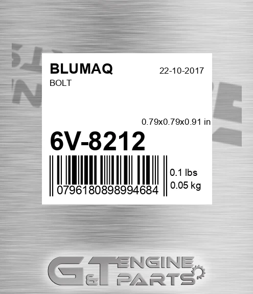 6V-8212 Bolt for BLUMAQ