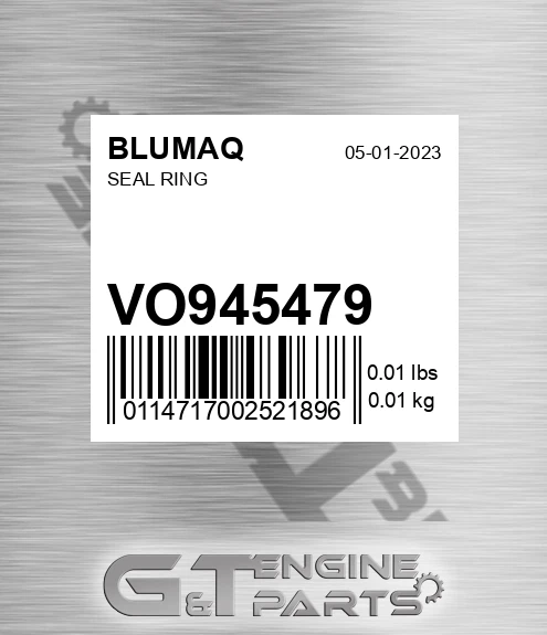 VO945479 Seal Ring for BLUMAQ