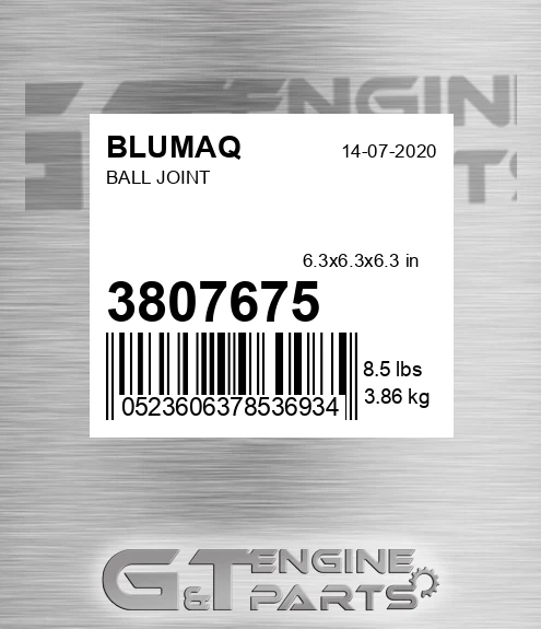 380-7675 Ball Joint for BLUMAQ