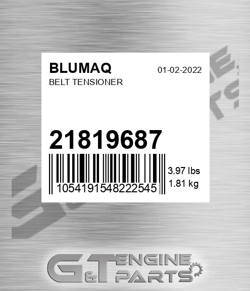 21819687 BLUMAQ Belt Tensioner
