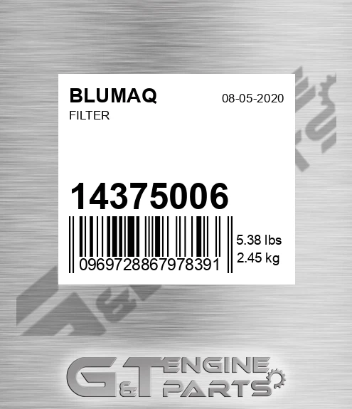 14375006 Filter for BLUMAQ