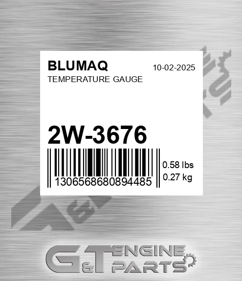 2W-3676 Temperature Gauge