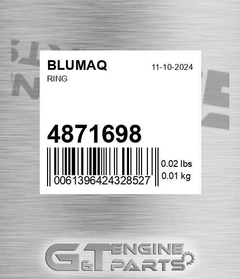 4871698 Ring for BLUMAQ