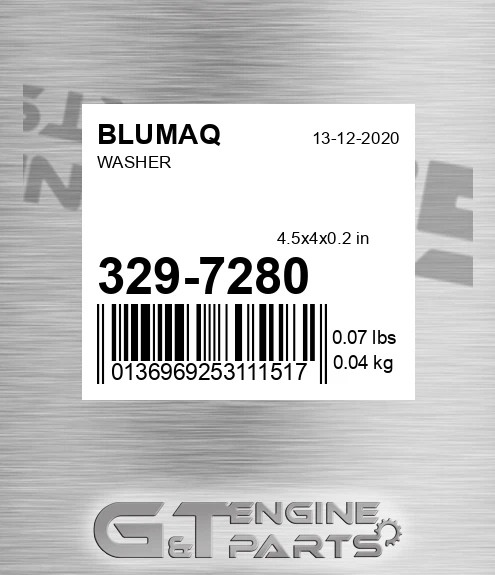 329-7280 Washer