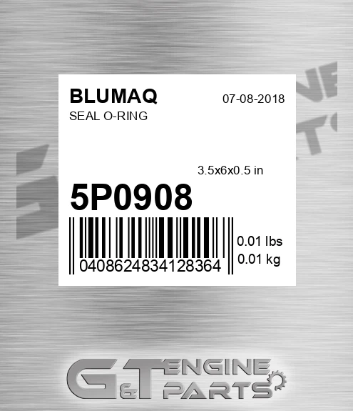 5P-0908 Seal O-ring for BLUMAQ