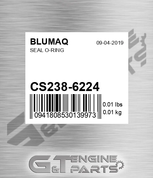 CS238-6224 Seal O-ring for BLUMAQ