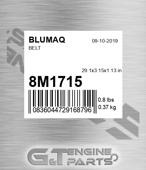 8M-1715 Belt for BLUMAQ