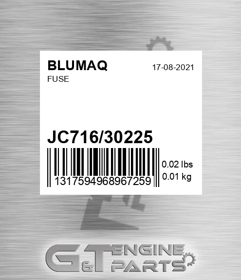 JC716/30225 Fuse for BLUMAQ