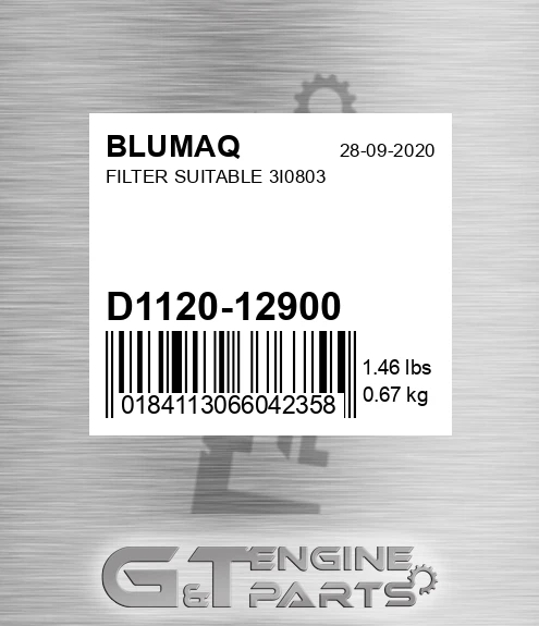 D1120-12900 Filter Suitable 3i0803