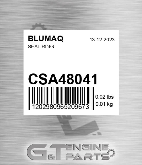 CSA48041 BLUMAQ Seal Ring