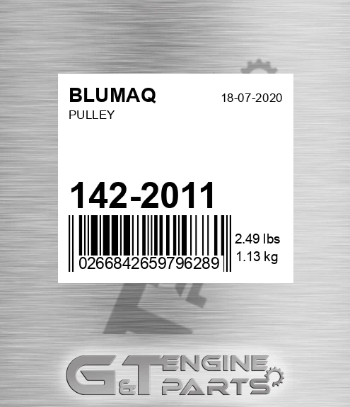 142-2011 Pulley for BLUMAQ