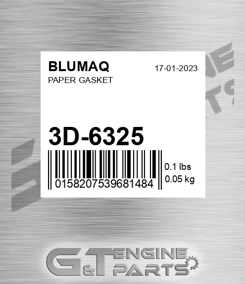 3D-6325 Paper Gasket