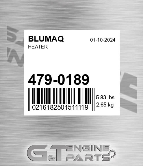 479-0189 Heater