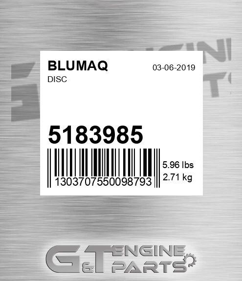 518-3985 BLUMAQ Disc