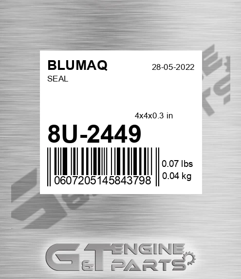8U-2449 Seal for BLUMAQ