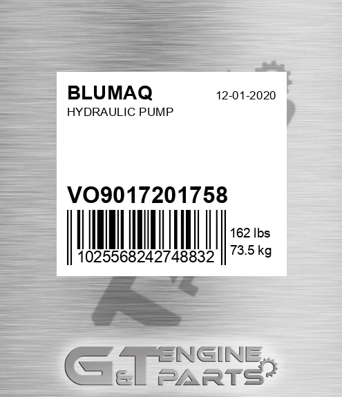 VO9017201758 Hydraulic Pump for BLUMAQ
