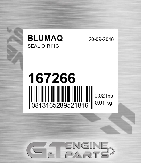 167266 BLUMAQ Seal O-ring