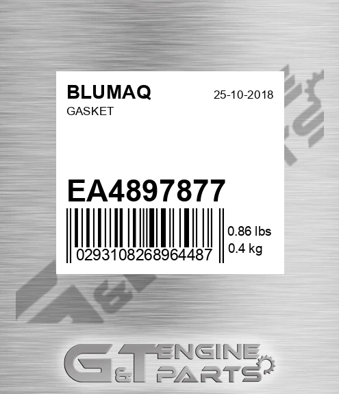 EA4897877 Gasket
