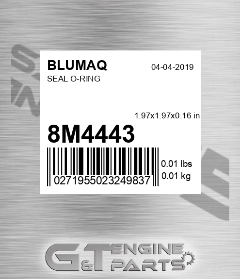 8M-4443 Seal O-ring for BLUMAQ