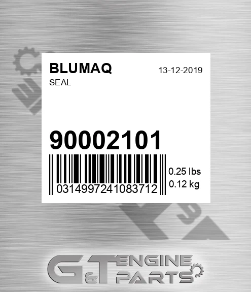 900.02101 Seal for BLUMAQ
