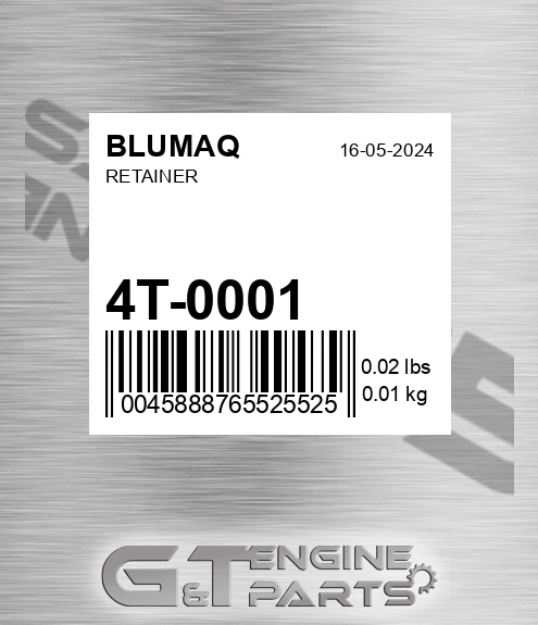 4T-0001 Retainer