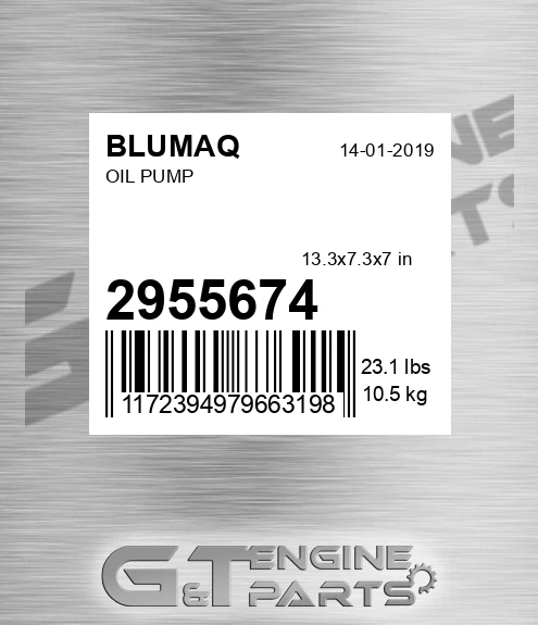 295-5674 BLUMAQ Oil Pump