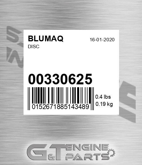 00330625 Disc for BLUMAQ