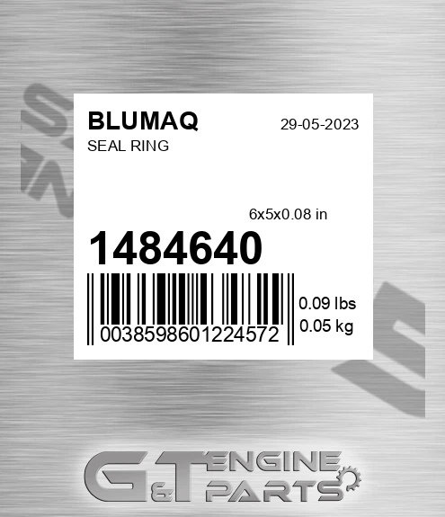 148-4640 Seal Ring for BLUMAQ