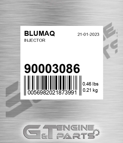 900.03086 Injector for BLUMAQ