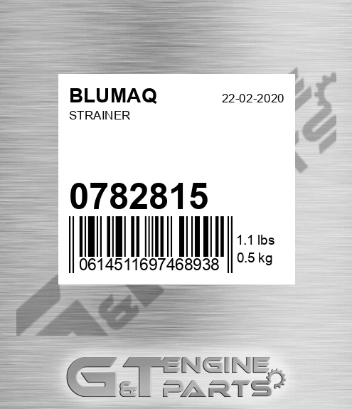 078-2815 Strainer for BLUMAQ
