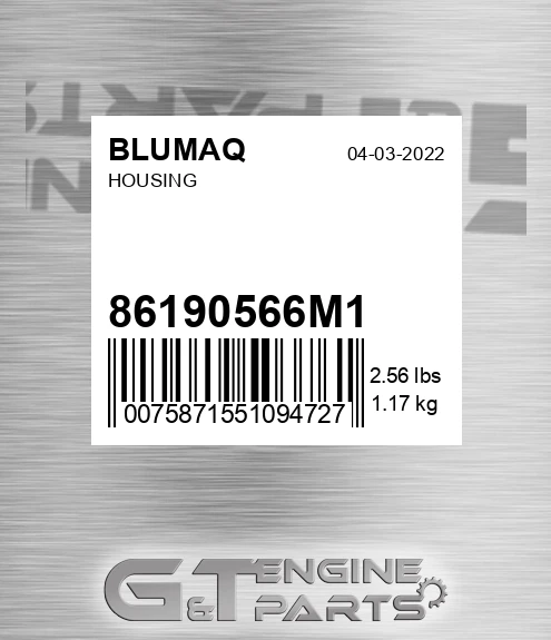 86190566M1 Pin Pivot for BLUMAQ