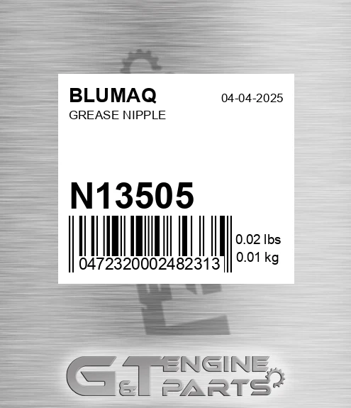 N13505 Grease Nipple