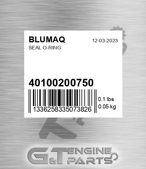 40100200750 Seal O-ring for BLUMAQ