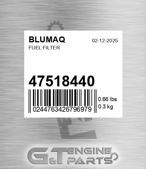 47518440 BLUMAQ Fuel Filter