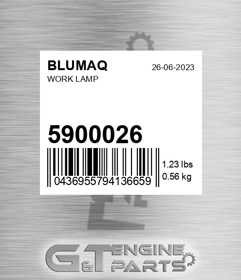 5900026 Work Lamp