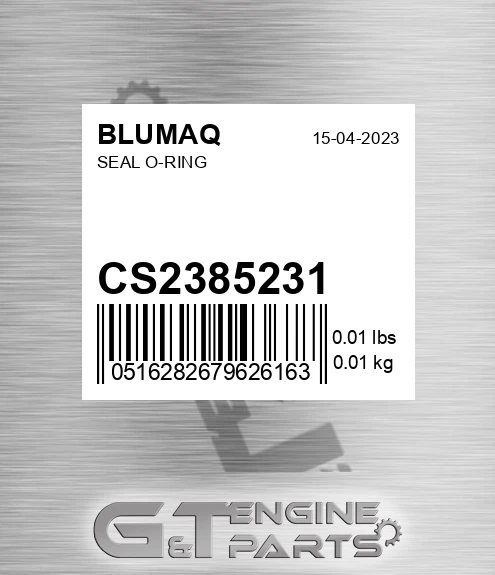 CS238-5231 Seal O-ring for BLUMAQ