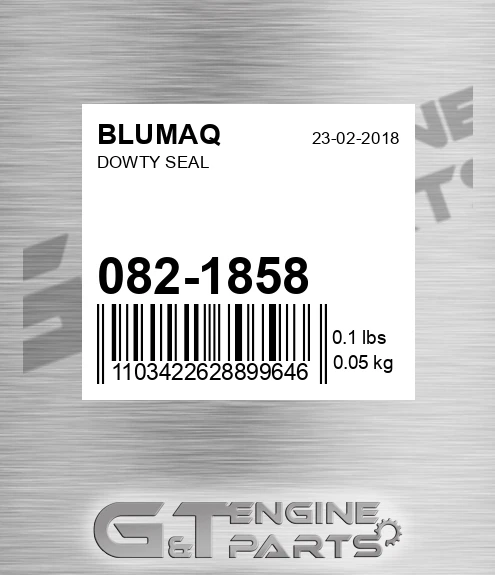 082-1858 Dowty Seal for BLUMAQ