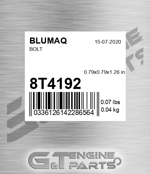 8T-4192 Bolt
