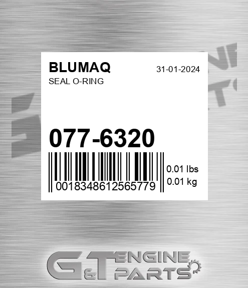 077-6320 Seal O-ring for BLUMAQ