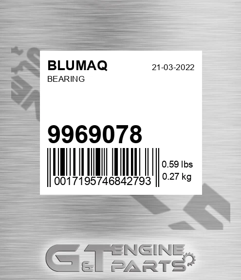 9969078 BLUMAQ Bearing