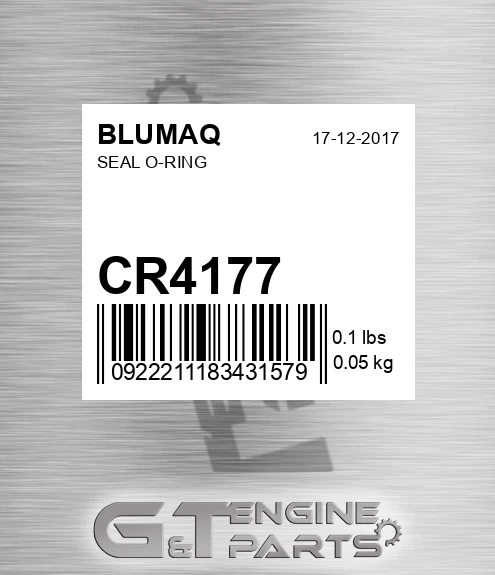 CR4177 Seal O-ring