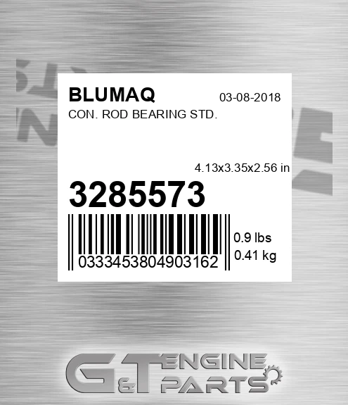 328-5573 Con. Rod Bearing Std. for BLUMAQ